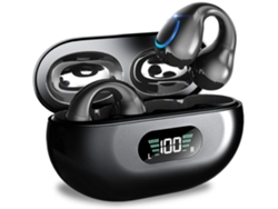 Auriculares YEMAESRE Sin Bajos Estéreo Led Incorporado Impermeable Bluetooth Tela Negro