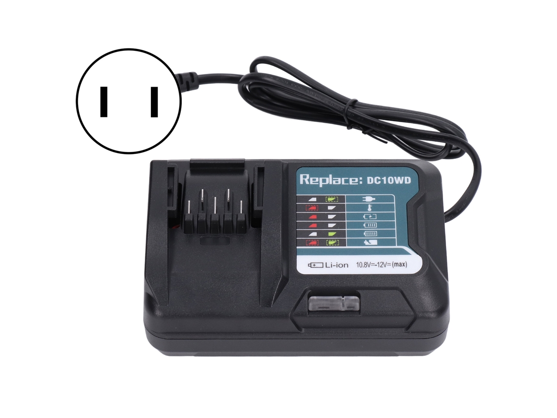 Cargador De Baterías De Litio De 100-240 V A 10,8-12 V Cc Bl1015 Bl1016 Dc10wd Dc10wc