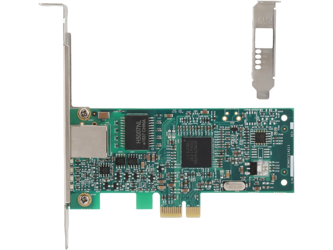 Tarjeta De Red De Escritorio Gigabit Pci-e Bcm 5751 Para Servidores Y Tarjetas De Alto Rendimiento.
