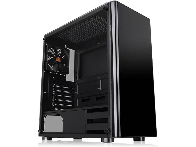 Caja PC THERMALTAKE V200 (ATX Mid Tower - Negro)