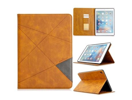 Carcasa para iPad Air 2/Air (2013)/iPad 9.7 (2018)/(2017)/Pro 9.7 (2016) Marrón