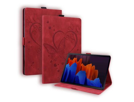 Carcasa para Samsung Galaxy Tab s7 plus/Galaxy Tab s8 plus Rojo