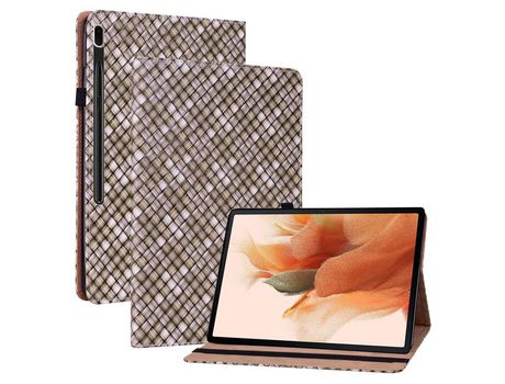 Carcasa para Samsung Tab s7 plus sm-t970/s7 fe sm-t730/sm-t736b Marrón
