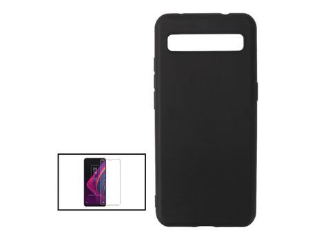 Kit Carcasa + Protector de Pantalla para TCL 10 Plus GIFT4ME Negro