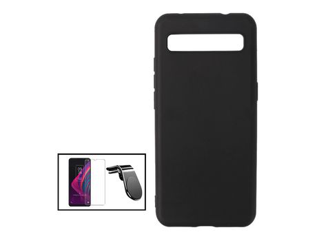 Kit Carcasa + Protector de Pantalla para TCL 10 Plus GIFT4ME Negro