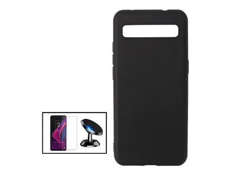 Kit Carcasa + Protector de Pantalla para TCL 10 Plus GIFT4ME Negro