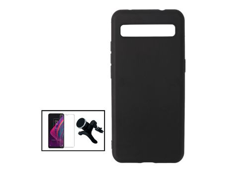 Kit Carcasa + Protector de Pantalla para TCL 10 Plus GIFT4ME Negro