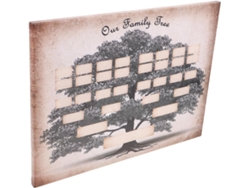 Árbol Genealógico En Blanco Sobre Lienzo Para Decoración De Pared, Pintura Personalizada.