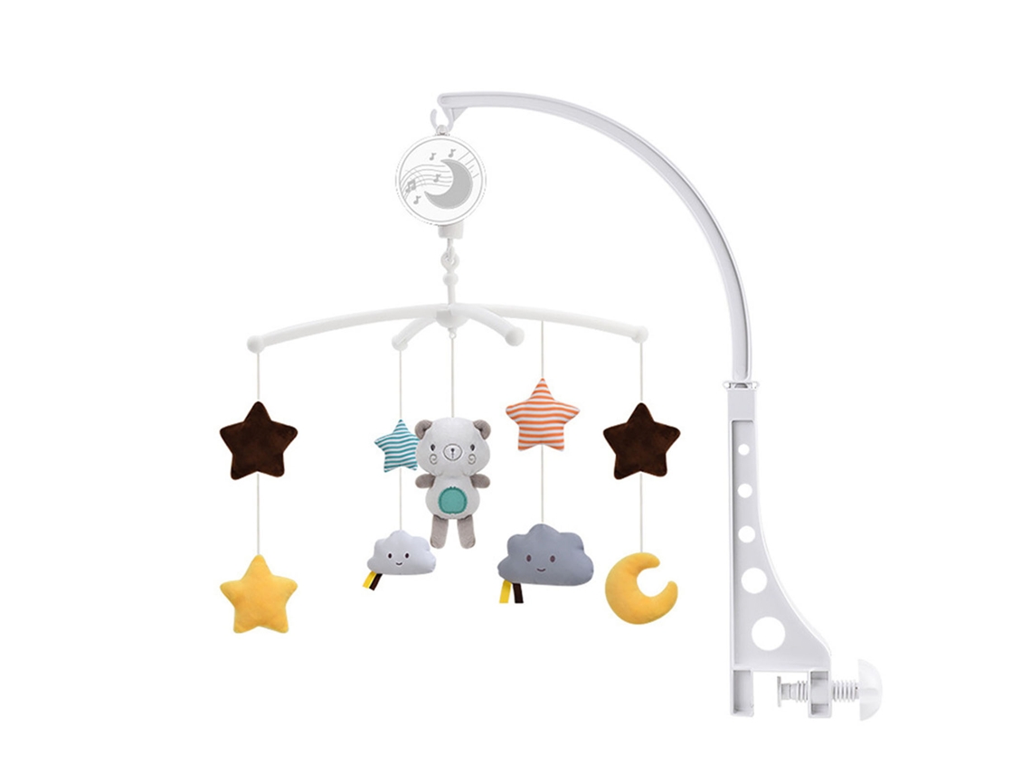 Campana Musical Para Cuna Con Rotación De 360 Grados, Peluche Y Música Suave Para Bebés De 0 A 1 Año.