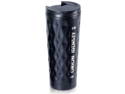 Termosmugg Matt Svart con silicona y candado Ly para bicicleta eléctrica