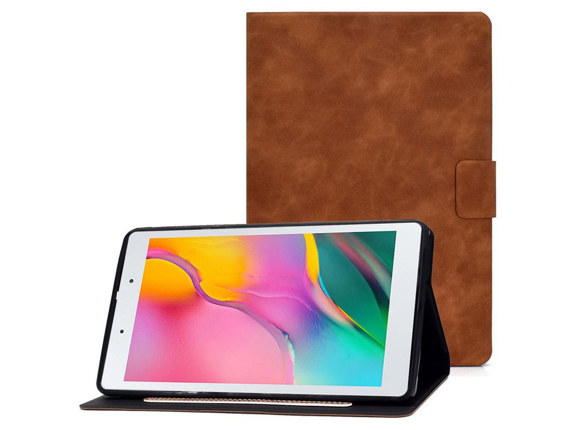 Capa para Samsung Galaxy Tab a 8.0 2019 Sm-T290 Wi-Fi/Sm-T295 Lte Marrón