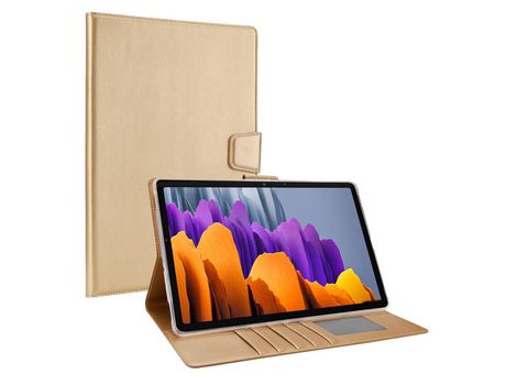 Capa para Samsung Galaxy Tab S7 Plus T970/S7 Fe T730/S8 + X800 Dorado