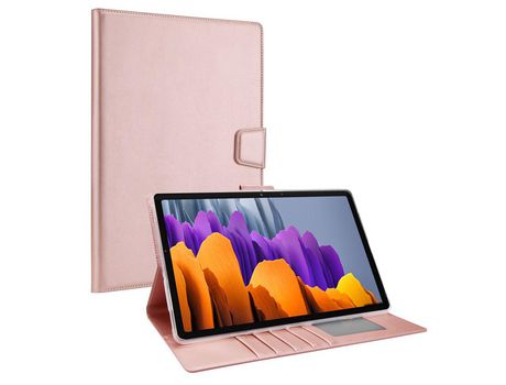 Capa para Samsung Galaxy Tab S7 Plus T970/S7 Fe T730/S8 + X800 Rosa