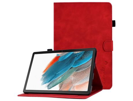 Capa para Samsung Tab A8 10.5 2021 Sm-X200/Sm-X205 Rojo