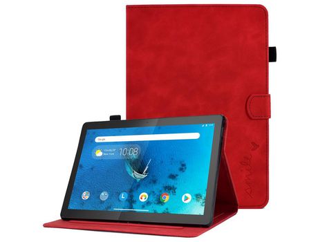 Capa para Lenovo Tab M10 Tb-X605F Rojo