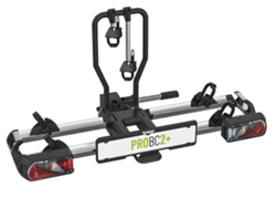 Portabicicletas Probc2+ para 2 bicicletas, especialmente diseñado para portabicicletas traseros de gran tamaño.