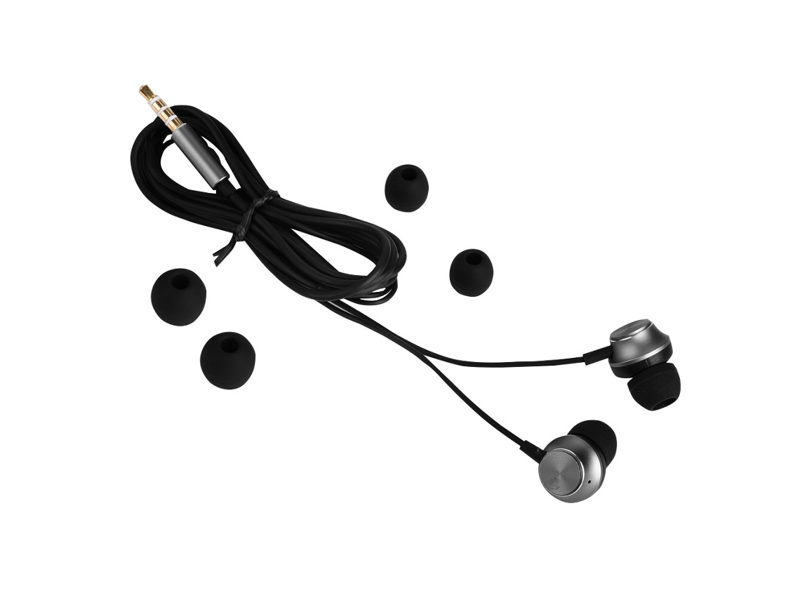 Auriculares Intrauditivos (bajo Metal Pesado Con Micrófono) Fansang F12 Auriculares Intrauditivos De Metal Con Bajo Pesado (gris)