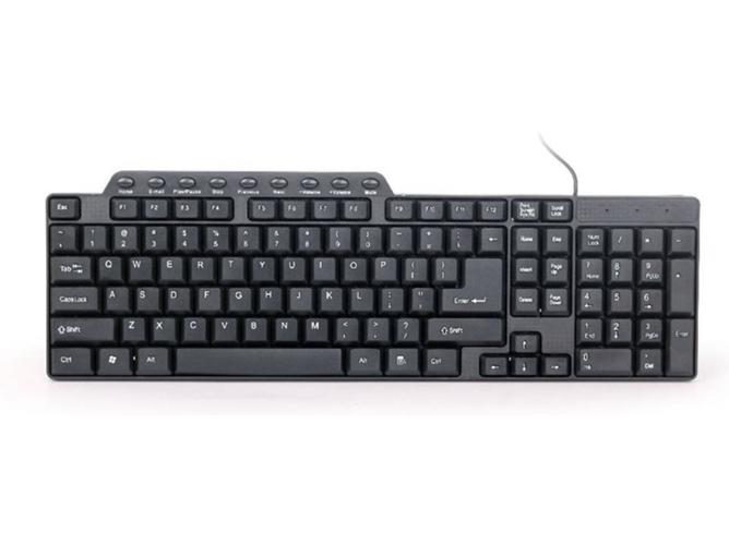 Teclado GEMBIRD KB-UM-104 (Con Cable - Layout US - Teclado Numérico)