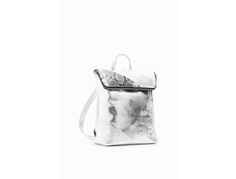Mochila metálica mediana para mujer DESIGUAL Patchwork