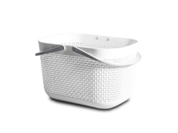 Cesta De Almacenamiento Portátil Para Baño Con Desagüe, Gran Capacidad, Estilo Japonés.