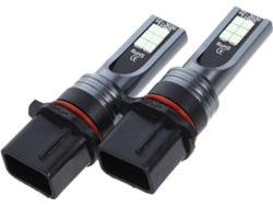 Faros Antiniebla Led Impermeables Para Coche Con Luz Azul, Aluminio Sólido, Visibilidad Mejorada.