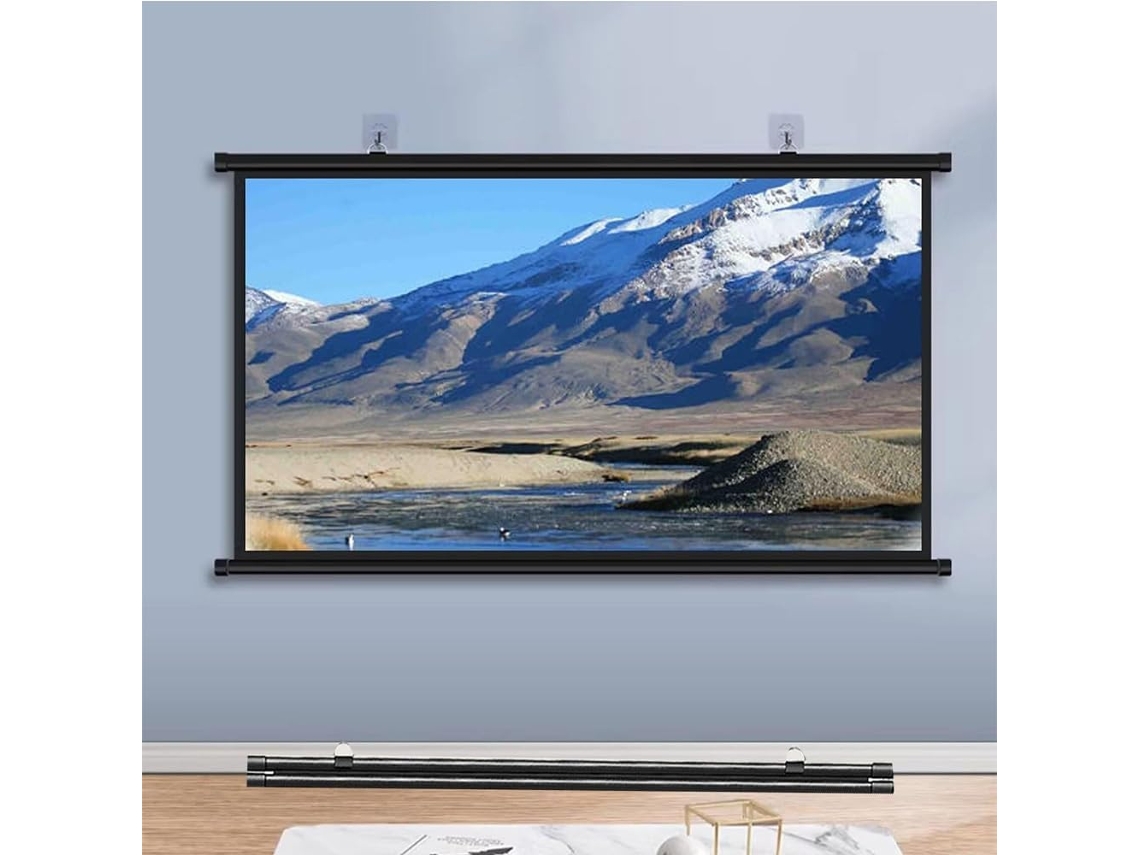 Pantalla de proyección portátil para cine en casa de 30'', 40'', 50'', 16:9 4k (76 cm 16:9)