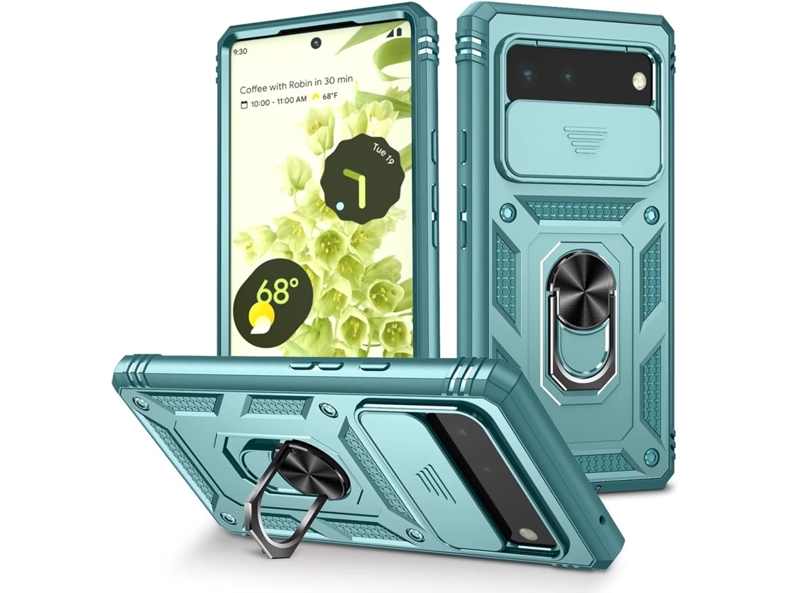 Protector de Pantalla Frontal Lente Deslizante para Google Pixel 6 HONGWE. Verde