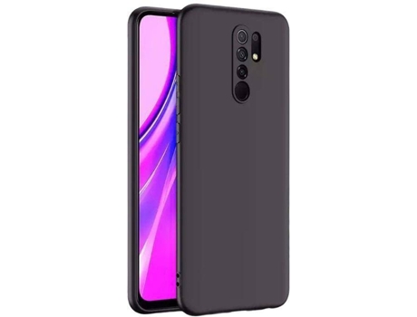 Carcasa Xiaomi Redmi 9 Prime G4M Protección Trasera Silicona Negro