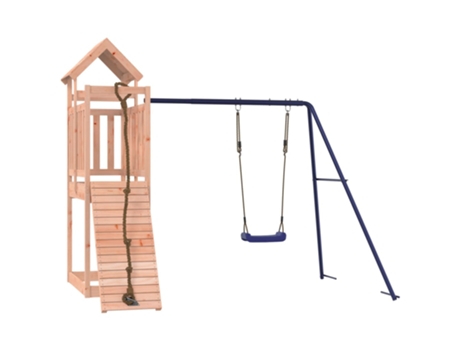 vidaXL Parque infantil de exterior madera maciza Douglas