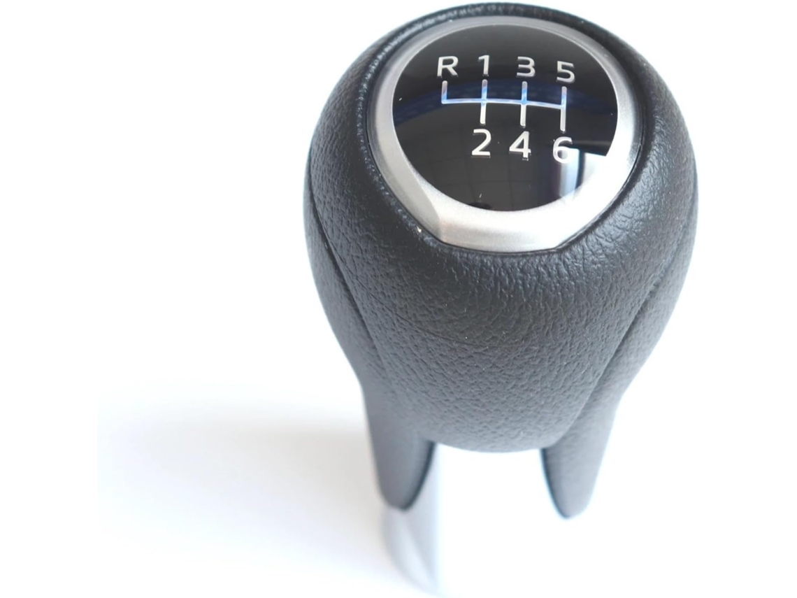 Piezas De Automóvil: Pomo Palanca Cambios Plástico Negro Para Transmisión Manual 6 Velocidades, Color Negro,
