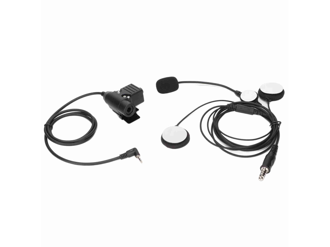 Fone De Ouvido Para Capacete De Motocicleta 7.1mm Com Ptt U94 Compatível Com Motorola T5428 6200c T80 E Outros Intercoms 2.5mm