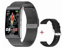 Reloj inteligente E600 con ECG, glucosa en sangre y frecuencia cardíaca, para hombre, no invasivo, monitor de salud, deportivo, para mujer, pulsera_k29 Ly Ebike