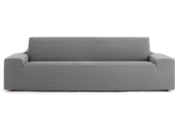 Funda de Sofá 5 Plazas EYSA Premium Jaz Tejido Multielástico (330 x 70 x 120 cm - Poliéster y Algodón - Gris)