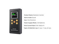 Contador Geiger Portátil, Detector De Radiación Nuclear, Rayos X Γ Β Con Alarma Sonora Y Pantalla Lcd.