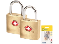 Juego De 2 Candados Con Llave Tsa - Plata TRAVEL BLUE
