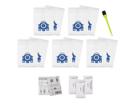 10 paquetes de bolsas 3D Airclean de repuesto para bolsa de aspiradora Miele Gn con 3 filtros de protección del Motor, 3 filtros Airclean