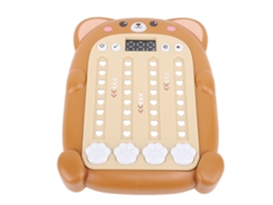 2026urbannova Máquina de juego de ritmo musical Desafío Juego de rompecabezas manual para niños Marrón