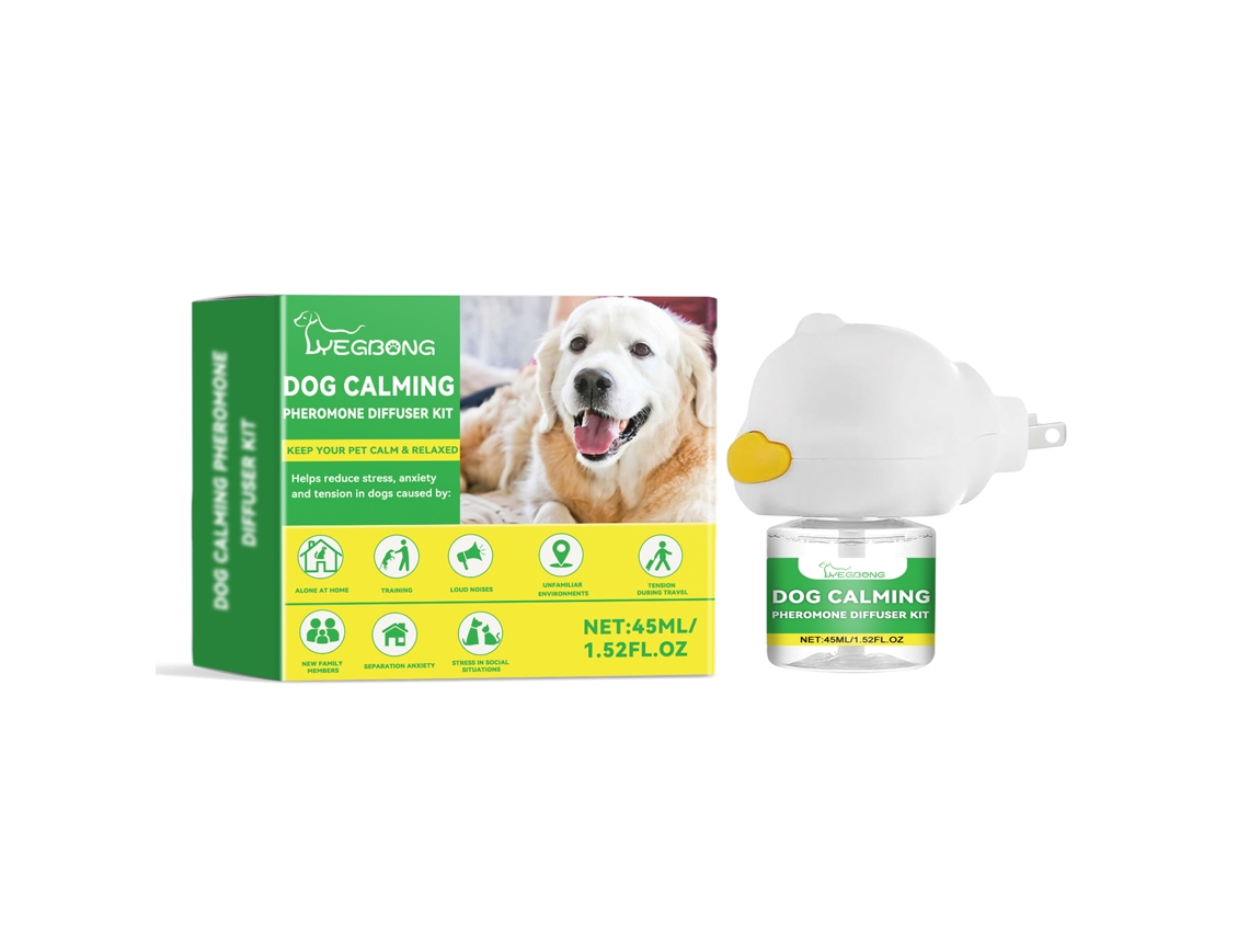 Set difusor de ambiente para perros: alivia la ansiedad y el estrés de tu mascota en nuevos entornos - 45 ml