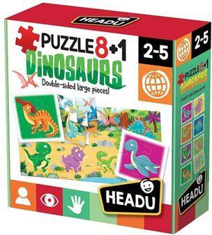 Puzzle HEADU Dinosaurios 81 Piezas (2 años)
