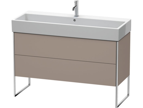 DURAVIT XSquare Vanity unit vertical 118.4x 46.0 cm, 2 cajones, para lavabo Vero Air 235012