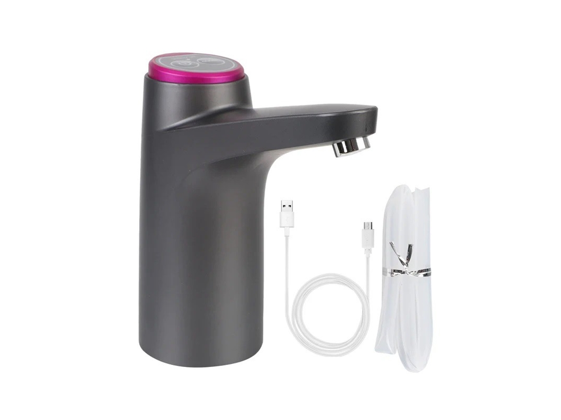 Dispensador de agua automático rellenable con dos modos de descarga - Negro - GOEIK