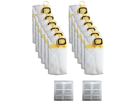 Reemplazo de bolsa de polvo de eficiencia de 12 piezas para aspiradora Vorwerk Vk140 Vk150 Fp-140