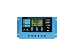 Controlador De Carga Solar Inteligente De 30 A, 12 V/24 V, Con Pantalla Lcd Y Puerto Usb De 5 V/2 A.