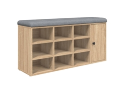 Maison Exclusive - Banco Zapatero Madera De Ingeniería Roble Sonoma 102x32x50 Cm