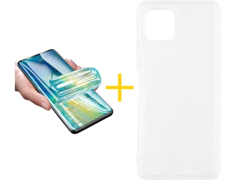 Carcasa + Protector de Pantalla para Oppo A73 5G ACCETEL Transparente Claro