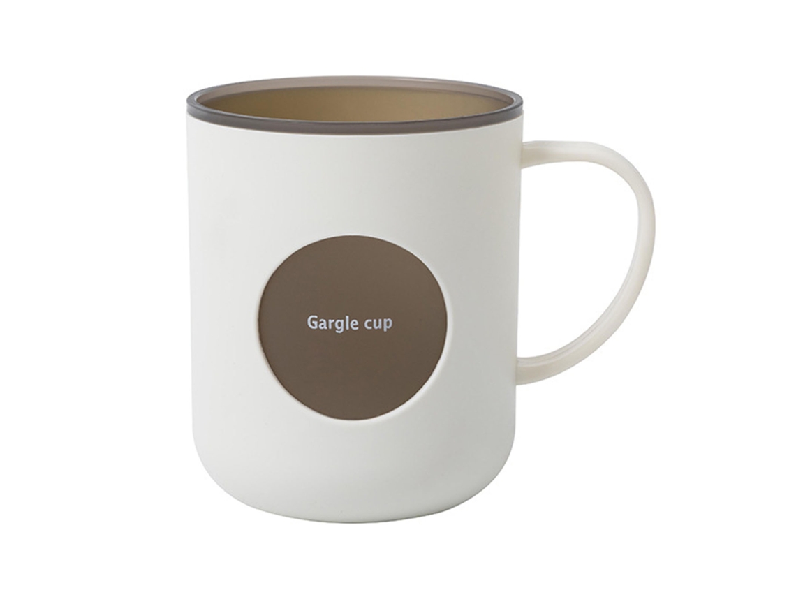 Vaso de baño de dos niveles con asa, blanco