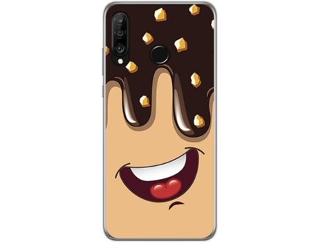 Carcasa Huawei P30 Lite TUMUNDOSMARTPHONE Helado Chocolate Multicolor