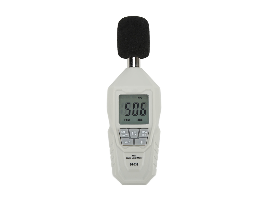 Mini Sonómetro Digital Lcd Con Micrófono De Condensador, Medición De Ruido De 30 A 130 Db, Apagado Automático.