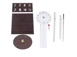 2026 Store-reloj De Pared Sin Marco Cabeza De Ciervo Efecto 3d Autoadhesivo Diy Silencioso Para Sala Dormitorio Oficina