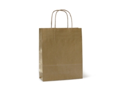 Bolsa de Papel EUROPRICE Kraft MN (1 Unidade - Crudo - 36,5 x 27 x 12,5 cm)